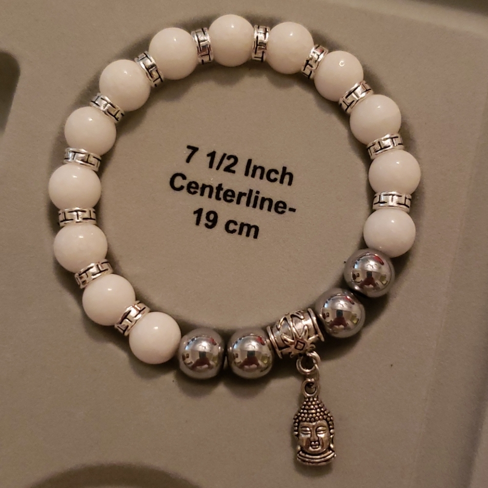 NWOT Handcrafted M.O.P. Buddha Charm Bracelet - Picture 3 of 8